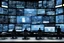 Placeholder: A glitchy video message on the iconic multiple screens of Minority Report, inspired by "The Electronic Revolution", (William S. Burroughs), with fragmented words and disjointed images. The protagonists, watching the screens, maybe be aliens or phantasmagoric creatures from dreams