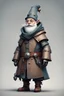 Placeholder: a medieval robot gnome in a coat