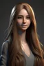 Placeholder: female 3d character long hair