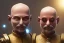 Placeholder: portrait of a bald and shaved Atul Bhardwaj building lego, steampunk, brown eyes, no facial hair, steampunk, unreal 5, octane render, cinema4d, dynamic lighting, soft lighting, 4k, redshift render, highly detailed, hyper realistic