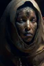 Placeholder: portrait of a tuareg woman, fractal, intricate, elegant, highly detailed, digital photography, subsurface scattering, cinematic lighting, by jheronimus bosch and james jean and greg rutkowski