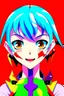 Placeholder: rei evangelion kawaii colorful