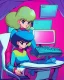 Placeholder: Masterpiece, High Focus, Retro Computer, retro pc,