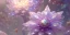 Placeholder: one big crystal subtle flower in a galactic ambiance with a beautiful fairy, transparent petals, delicate colors, in the foreground, full of details, smooth，soft light atmosphere, light effect，vaporwave colorful, concept art, smooth, extremely sharp detail, finely tuned detail, ultra high definition, 8 k, unreal engine 5, ultra sharp focus