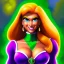 Placeholder: ultra detailed fullbody portrait of beautiful busty Daphne Blake Scooby-Doo, wearing skintight green costume, extremely detailed digital painting, intrincate, extremely detailed smiling face,crystal clear Big Green eyes, in the style of adam hughes , mystical colors , perfectly centered image, perfect composition, rim light, beautiful lighting,8k, stunning scene, raytracing