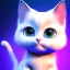 Placeholder: cute cat by pixar