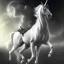 Placeholder: Picture of a white unicorn with spotted black