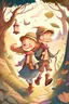 Placeholder: Illustration: Once upon a time, in a land full of laughter and magic, there were two best friends (a boy and his much older sister). They loved to explore and go on exciting adventures together.