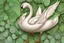 Placeholder: mixture of swan and flower with leaves