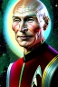 Placeholder: portrait captain Picard star trek on Saturn