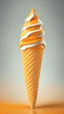 Placeholder: Orange Ice cream cone