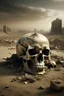 Placeholder: Broken desert cities, polluted heavy industry,small skulls, world destruction