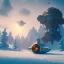 Placeholder: Spaceship landed on snowy mountain, sunny day. clear blue sky. gold. Elegant. Extremely detailed. Award winning photography. Fantasy. 8k. Cinematic lighting. Photorealistic. Dynamic lighting. Imperial colors. Crisp quality. Unreal Engine. Colourful cinematic postprocessing. Pixar. VRay.