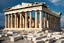 Placeholder: The Parthenon in real life at the time of its construction, intact and colorful