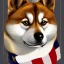 Placeholder: shiba inu with high ranking US military badge