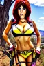 Placeholder: Lauren Phillips cosplaying as Lilith from Borderlands
