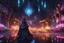Placeholder: Dark magic in 8k cgi anime drawing style, chaos them, magi circle, close picture, rain, neon, intricate details, highly detailed, high details, detailed portrait, masterpiece,ultra detailed, ultra quality