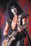 Placeholder: paul stanley full color oil painting art by Alex Ross