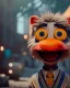 Placeholder: hybrid character, Sesame Street muppet head with body man, police dress, Wes Anderson style, concept art, smooth, unreal engine 5, god lights, ray tracing, RTX, lumen lighting, ultra detail, volumetric lighting, 3d.