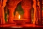 Placeholder: Lit diya lamp, warm glow, intricate sari patterns, temple interior, ancient banyan tree silhouette, tranquil atmosphere, close-up shot, soft focus, vibrant colors, ultra detailed, cultural art, by Abanindranath Tagore and Bhupen Khakhar, deviantart, highly detailed, traditional, cinematic lighting