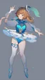 Placeholder: ballerina in the style of genshin impact