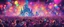 Placeholder: nostalgic Blast from the Past rave party cheerfull disney abstract