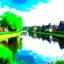 Placeholder: peacefull lake Johannes Vermeer