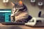 Placeholder: programming cat