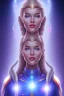 Placeholder: young cosmic woman smile, admiral from the future, one fine whole face, large cosmic forehead, crystalline skin, expressive blue eyes,rainbow hair, smiling lips, very nice smile, costume pleiadian,rainbow ufo Beautiful tall woman pleiadian Galactic commander, ship, perfect datailed golden galactic suit, high rank, long blond hair, hand whit five perfect detailed finger, amazing big blue eyes, smilling mouth, high drfinition lips, cosmic happiness, bright colors, blue, pink, gold, jewels, realist