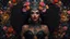 Placeholder: detailed full body attractive lady, big top,insanely detailed and intricate, hypermaximalist, ornate top, black hairs, make-up eyes, black environment, isometric view, embroidered detailed texture, zoom out, bloom, black atmosphere and dark shades, blacke haze, cinematic lighting, highly detailed, full quality, detailed face, sharp focus, very intricate, generative artist, volumetric lighting, epic Composition, octane, 16k, –v 5 –chaos 80