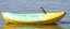 Placeholder: aqua hornet patterned double banana boat