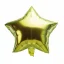 Placeholder: High resolution photograph of a inflated green star foil balloon