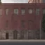 Placeholder: front cement wall,brick building, ,cinematic, montreal, city, illustration