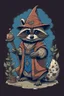 Placeholder: Raccoon wizard