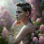 Placeholder: pixar style, volumetric summer garden environment and background, realistic painting of Kristen Stewart, looking excited, volumetric lighting, dramatic lighting, detailed digital painting, extreme dense and fine fur, anime, ornate, colour-washed colors, elegant, small minutiae, tiny features, particulars, centered, smooth, sharp focus, renderman gofur render, 8k, uhd, detailed eyes, realistic shaded volumetric lighting, sunlight caustics, backlight, centered camera view