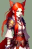 Placeholder: Teenaged Female Red haired kitsune paladin/bard