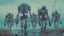 Placeholder: Army of the undead marching, post apocalyptic fashion, ((holographic grunge cyborg robot army)) melancholy robot mechs, RAW, gritty, high exposure, high contrast, digital & analog HUD, Spacepunk, indie horror, (((science fiction painting, Simon stålenhag, Denis Sarazhin, Alex Colville, Romain Trystram, Christopher Shy, Alejandro Burdisio, Rene Magritte, Tye Martinez, ominous sky))), alternate reality art, obscured lights, RAW, GRITTY, dark minimalism, ambiguity, dark avant garde retrospective