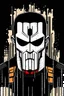 Placeholder: punisher sku;; in the style of Hiroshi Nagai