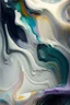 Placeholder: Painting, colors, poured colors, light colors, glossy, marble, gray