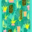 Placeholder: city, tropical, latino, plants, flat design, 2 colors, risograph zine