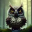 Placeholder: intricate details, realistic, octane, unreal engine, portrait, natural lighting,zoomed out + portrait, volumetric lighting, extreme detail, Photorealism, High detail, Hyper realistic Owl in forest, macro lens blur,abstract paint, sharp focus, 85mm, polaroid, cinematic