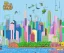 Placeholder: pixel art Hong Kong skyline