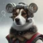 Placeholder: Portrait of cyborg dog child with brown hair and with cute face, north pole snowy vibe , perfect composition, hyperrealistic, super detailed, 8k, high quality, trending art, trending on artstation, sharp focus, studio photo, intricate details, highly detailed, by greg rutkowski