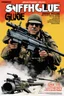 Placeholder: SNIFFIN’ GLUE magazine high res photo cover by Ralph Steadman: special issue #42 on sniper action and weaponry. guest star: Anthony Swofford, Jarhead and Rambo.