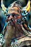 Placeholder: A photo realistic portrait of a stunning viking humanoid Alien, who is incredibly angry, 8k, 3d with depth of field hyper realistic