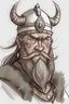 Placeholder: make me a poorly kid drawing of a viking