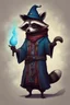 Placeholder: Raccoon wizard