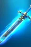 Placeholder: A one handed sword with blu magical energy