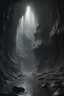 Placeholder: dark fantasy landscape, a misteriousus big cave, A dripping, crowd-eyed tentacular monster, perfect composition, beautiful detailed intricate insanely detailed octane render trending on artstation, 8 k artistic photography, photorealistic concept art, soft natural volumetric cinematic perfect light, chiaroscuro, award - winning photograph, masterpiece, oil on canvas, raphael, caravaggio, greg rutkowski, beeple, beksinski, giger