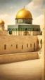 Placeholder: A creative and visually descriptive image of Al-Aqsa Mosque, showcasing the beautiful architecture and rich history of this sacred site.